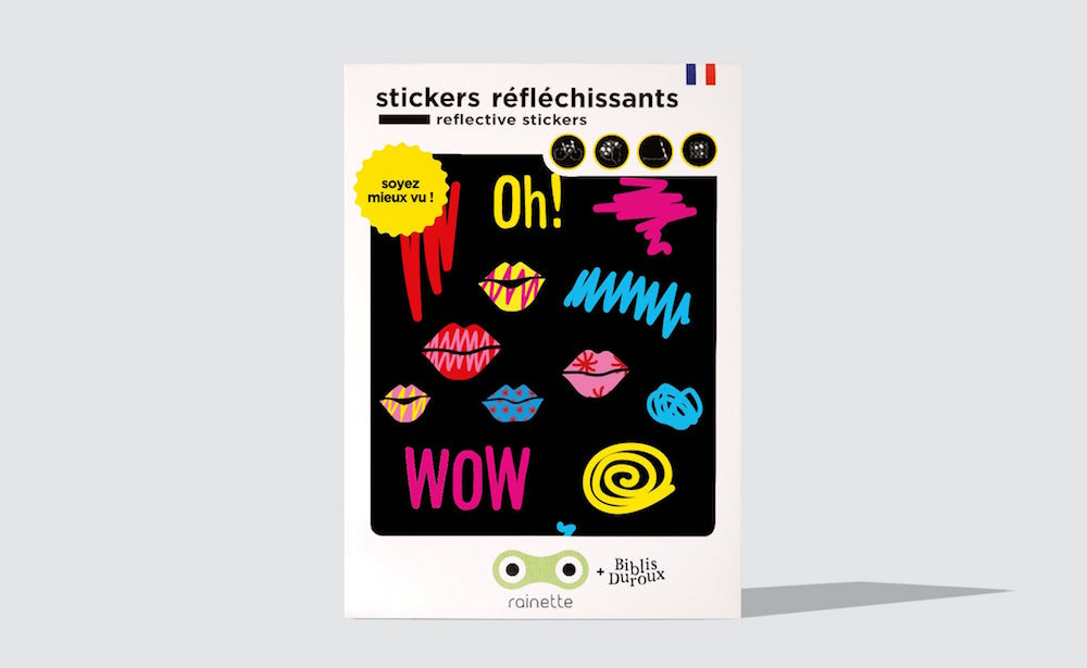 Planche de stickers réfléchissants Fantômes, Rainette