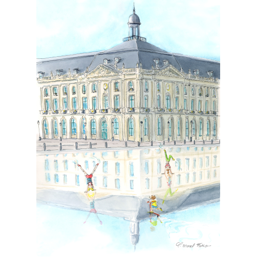 Bord'eau Bordeaux - Collection Claire Morel Fatio 30x40 - Image Republic