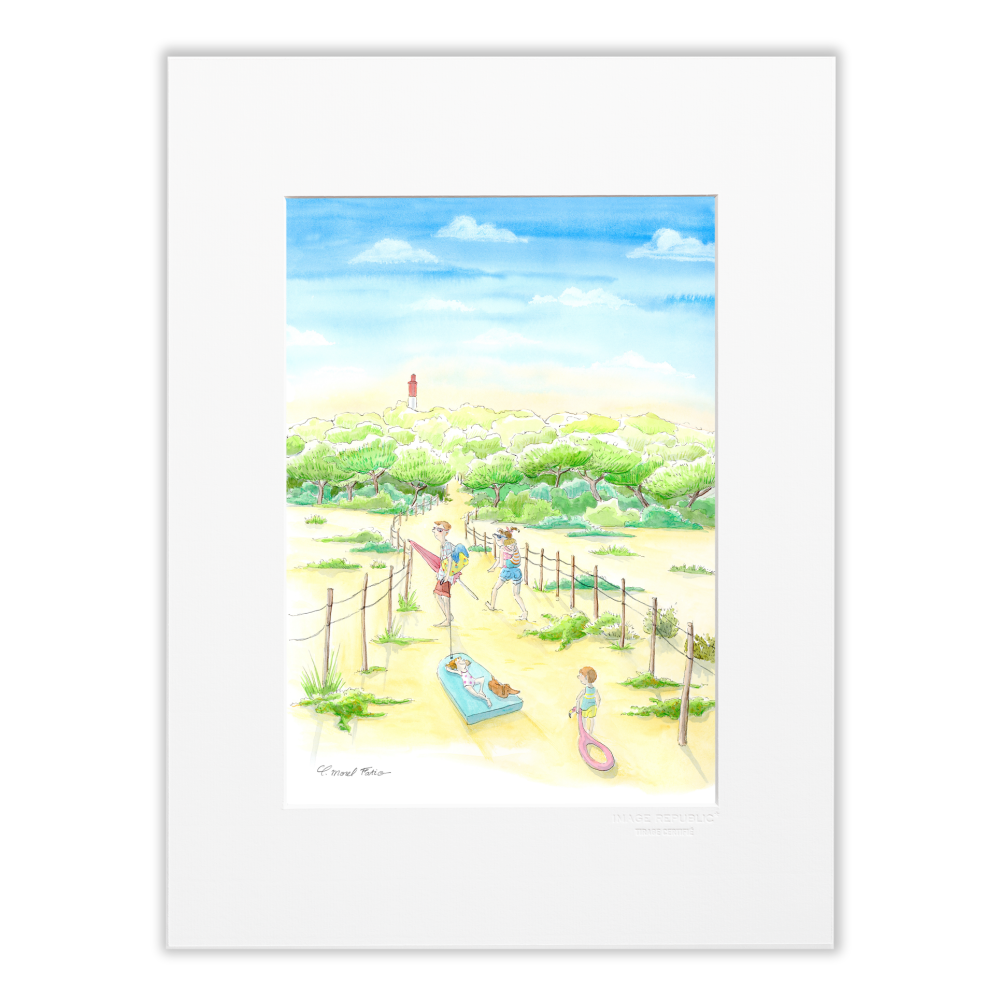 Retour de Plage - Collection Claire Morel Fatio 30x40 cm - Image Republic