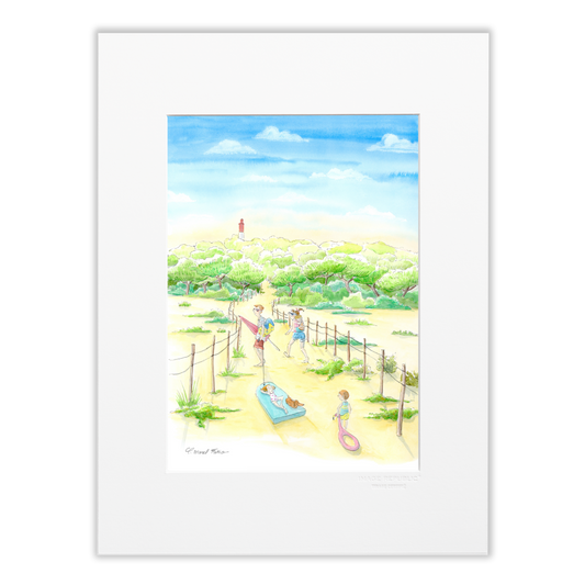 Retour de Plage - Collection Claire Morel Fatio 30x40 cm - Image Republic