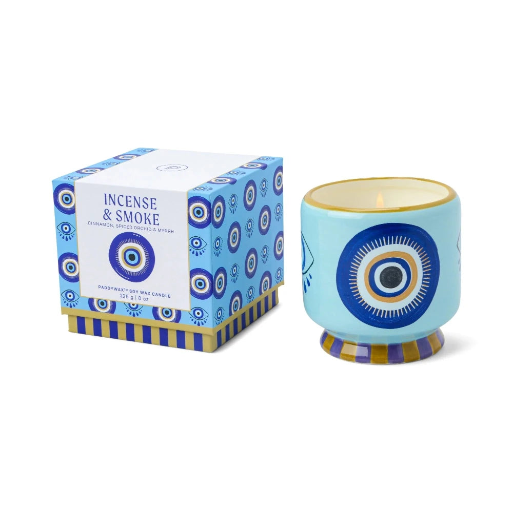 Encens et fumée - Bougie Parfumée - Paddywax collection Adopo