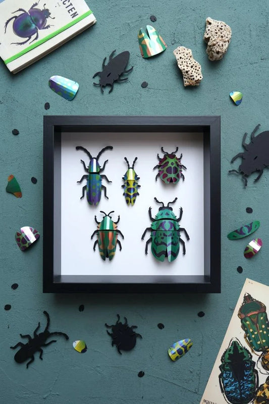 Assembli puzzle 3D collection Beetle - Green blend