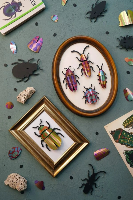Assembli puzzle 3D collection Beetle - Orange blend