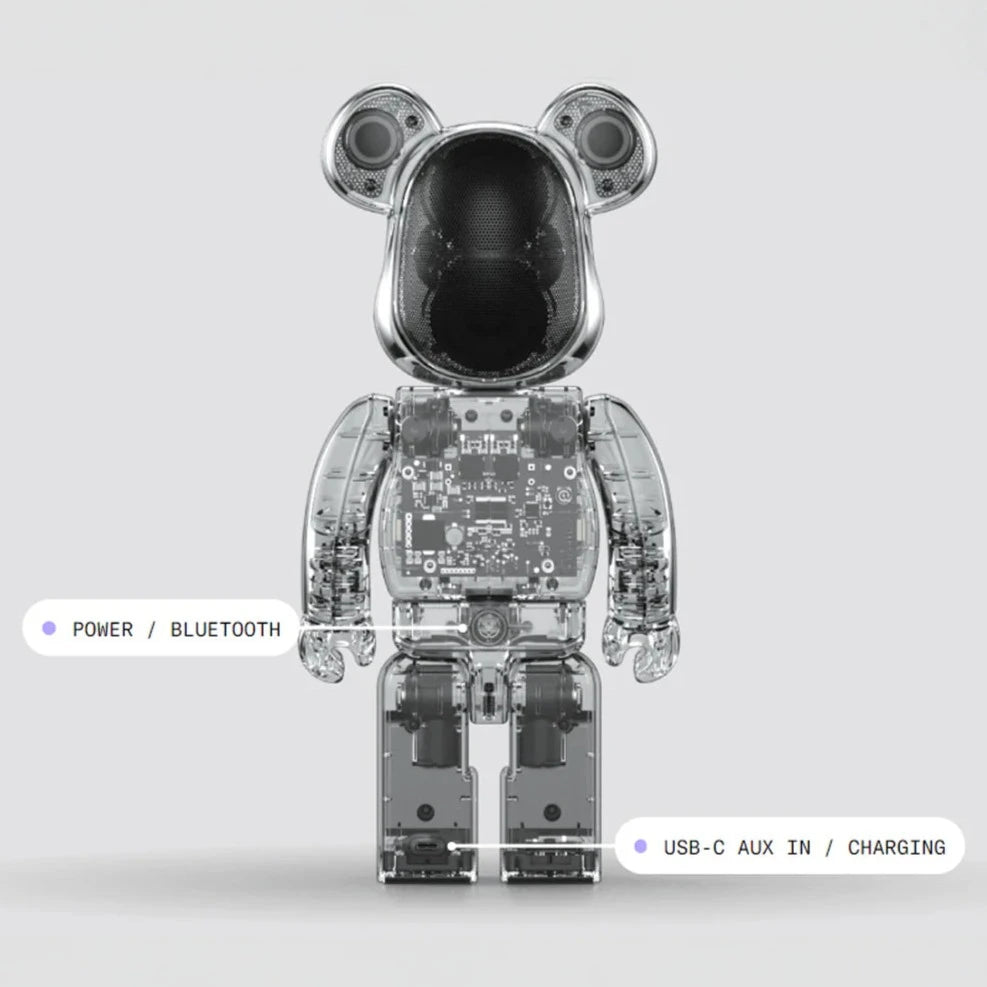 Bearbrick Audio Medicom Toy x Rinaro - enceinte portable bleutooth