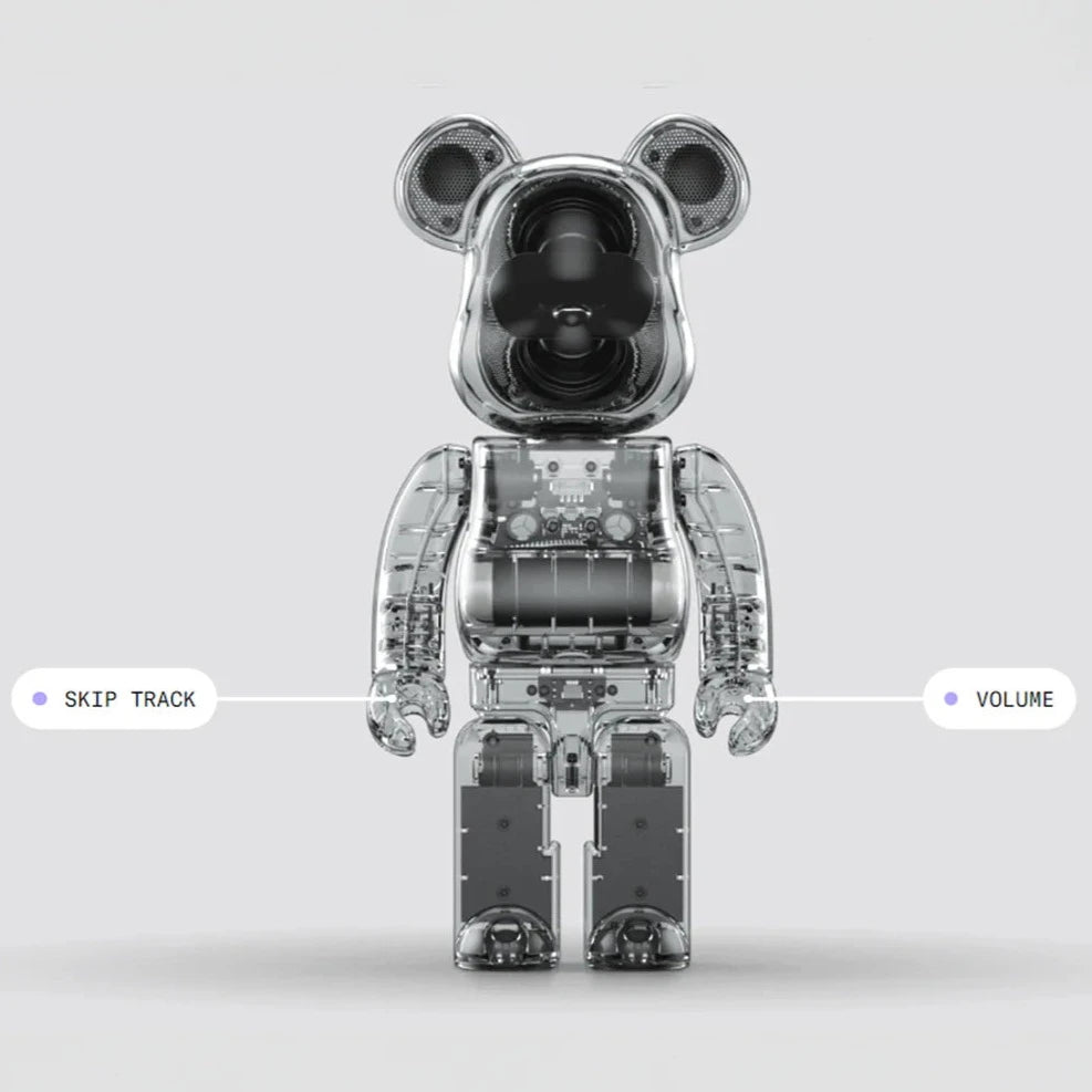 Bearbrick Audio Medicom Toy x Rinaro - enceinte portable bleutooth