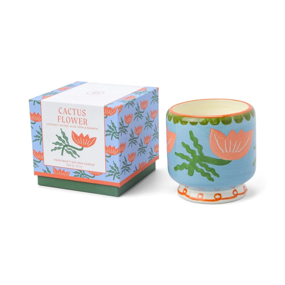 Fleur de Cactus - Bougie Parfumée - Paddywax collection Adopo