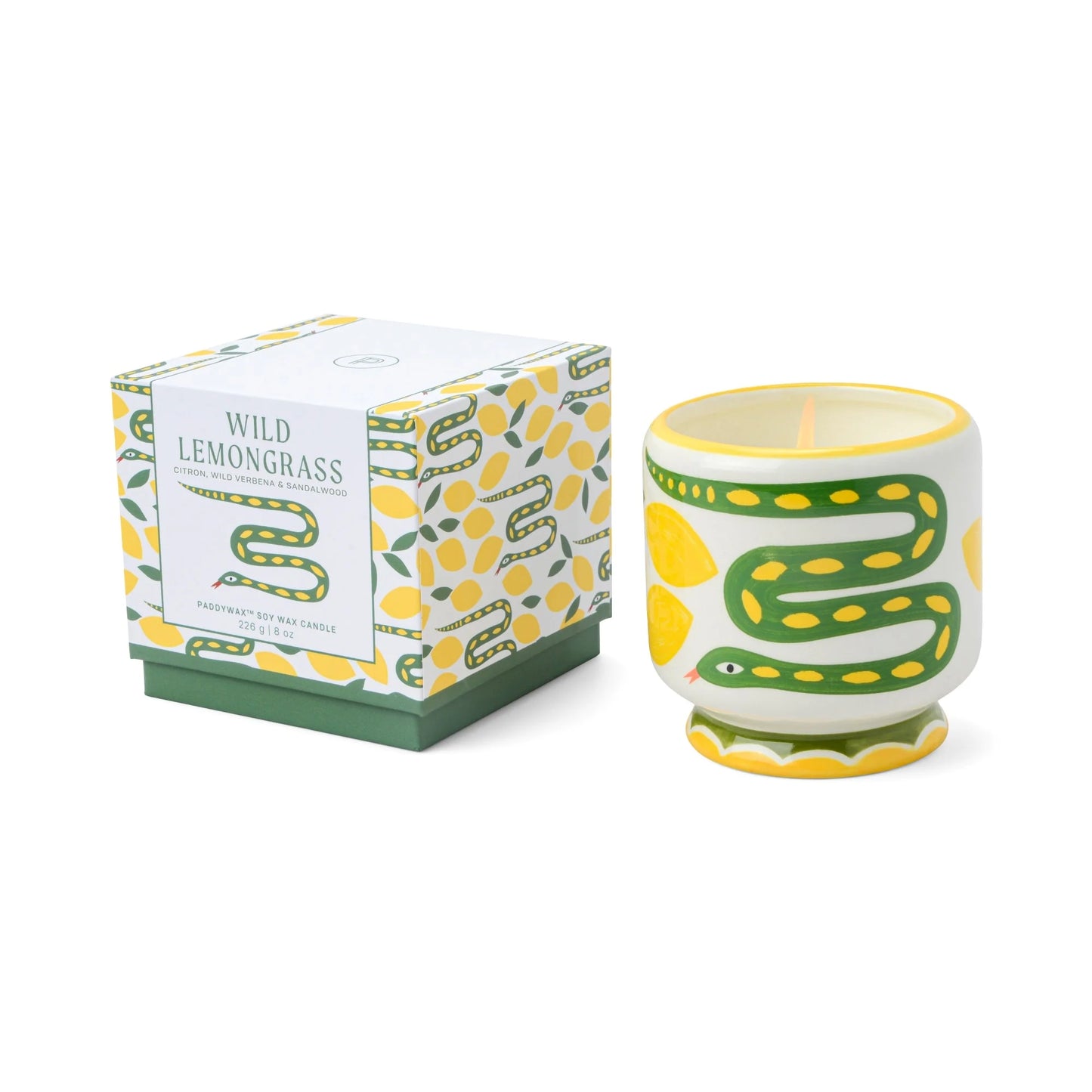 Citronnelle Sauvage - Bougie Parfumée - Paddywax collection Adopo