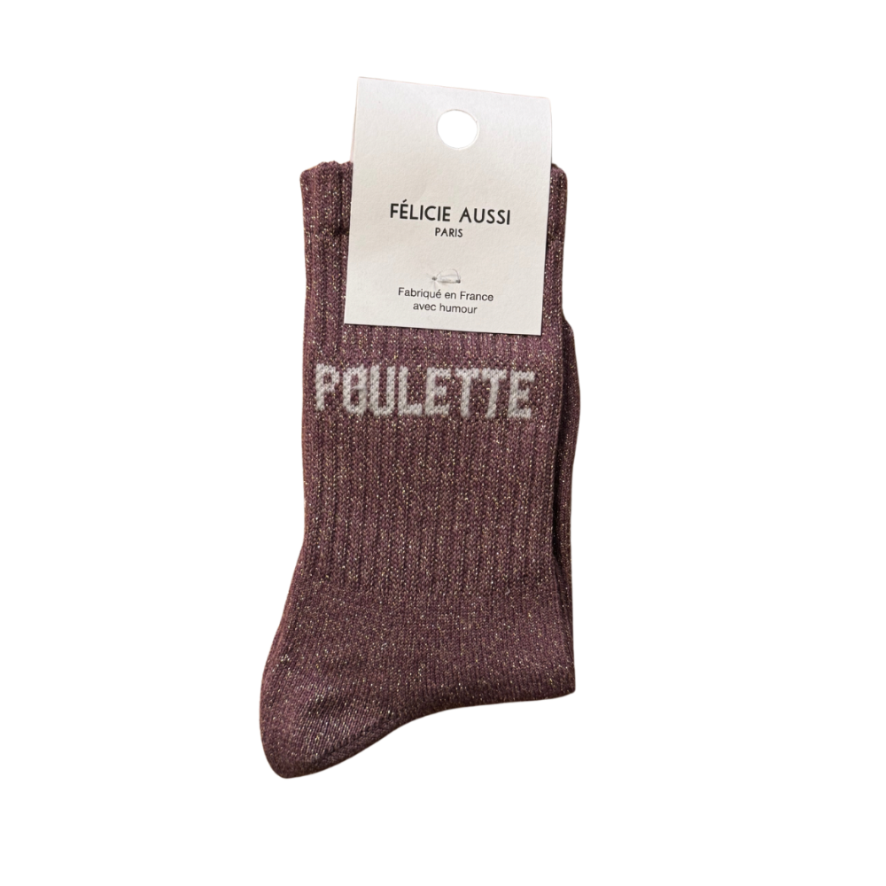 Chaussettes raisin pour enfants Poulette Félicie Aussi 24/26 - 27/30 - 31/34