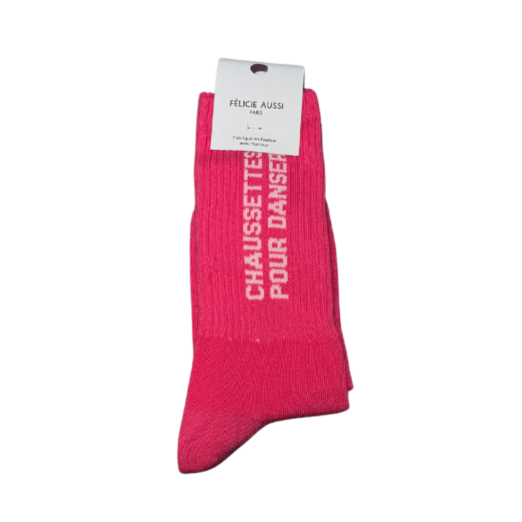 Chaussettes fuchsias pour femme Pour Danser Félicie Aussi 36/40