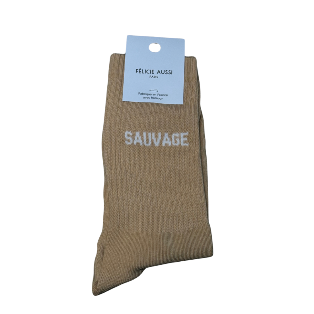 Chaussettes sables pour femmes Sauvage Félicie Aussi 36/40