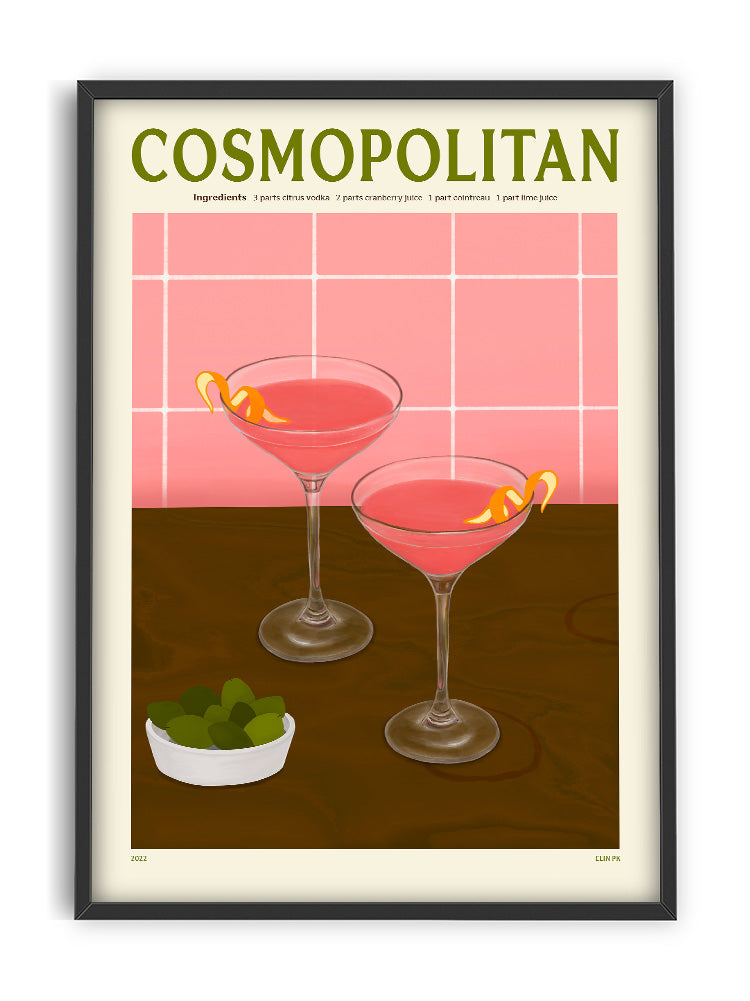 Cosmopolitan - Affiche 30x40 cm Elin Pk - PSTR Studio