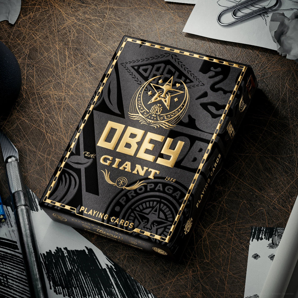 jeu de cartes Gold Obey - Theory 11