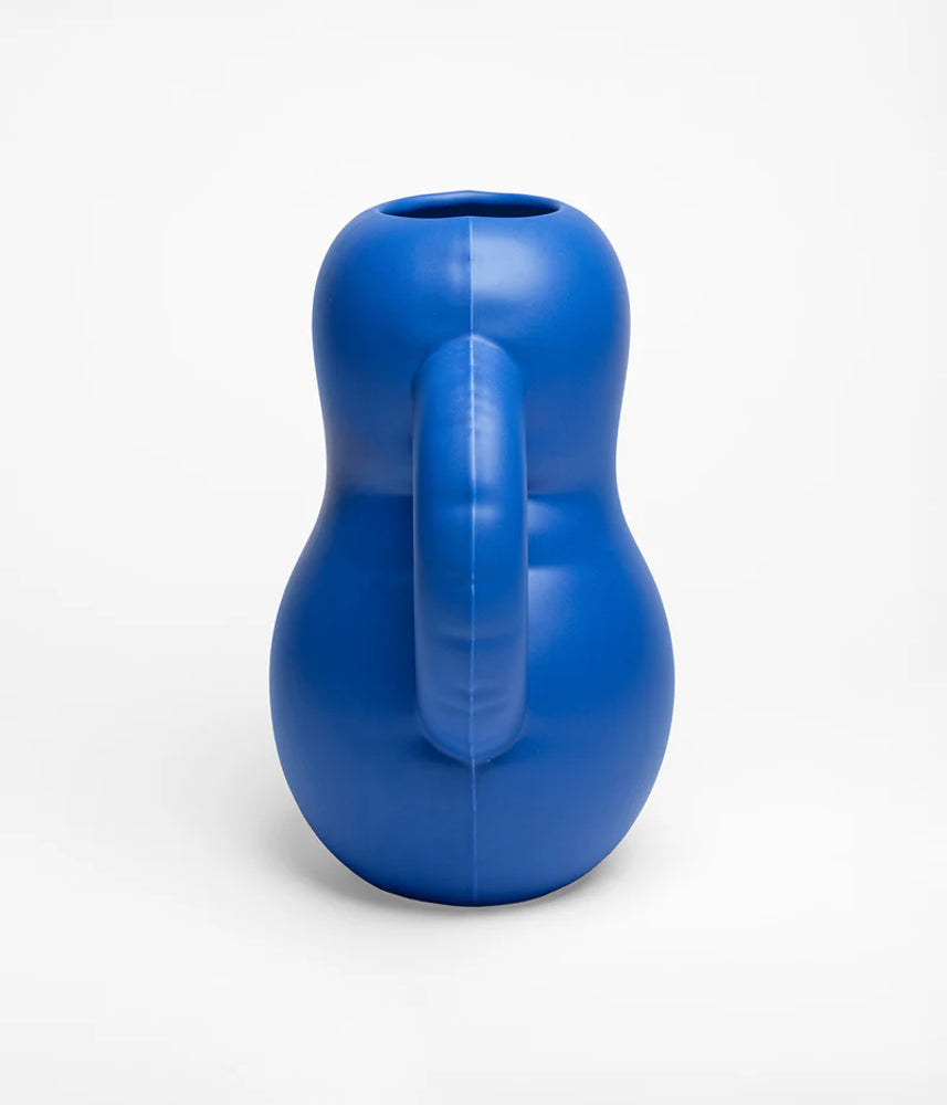 Vase en céramique bleu indigo - Home Studyo