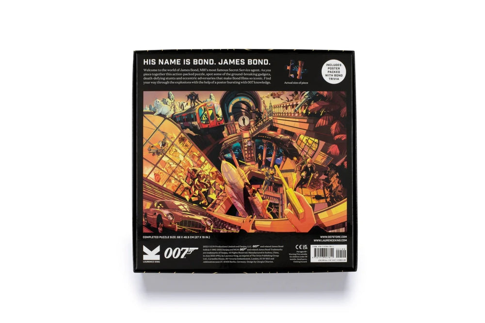 Puzzle The world of James Bond - 1000 pièces - Laurence King Publishing