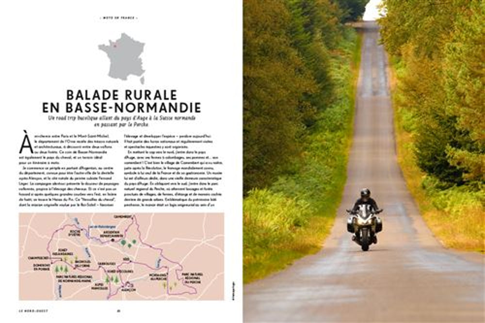 Moto En France - Livre - Lonely Planet