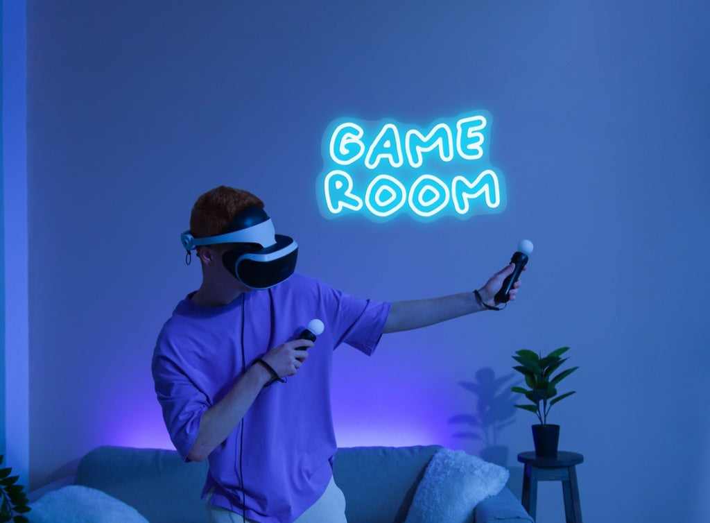 Game Room Néon Led bleu - Candy Shock