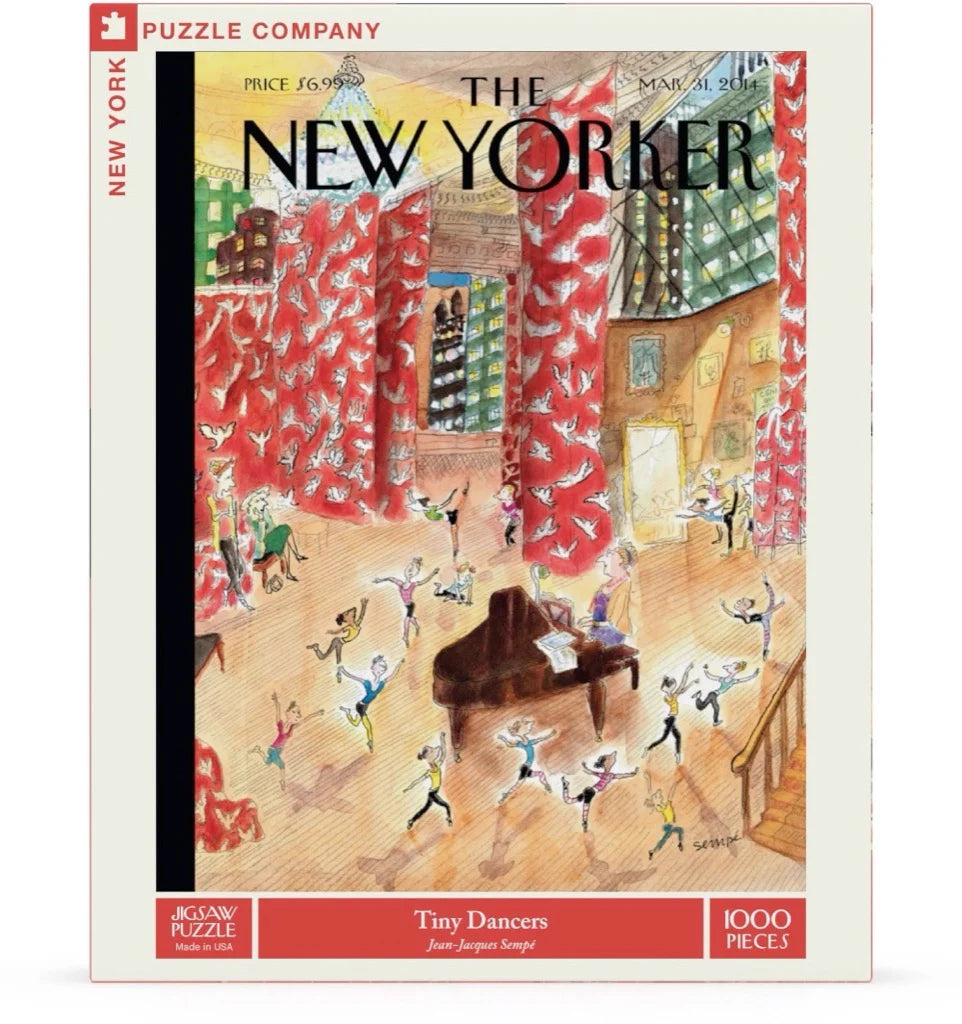 Puzzle the New Yorker Tiny Dancers- Couverture Sempé 31 mars 2014