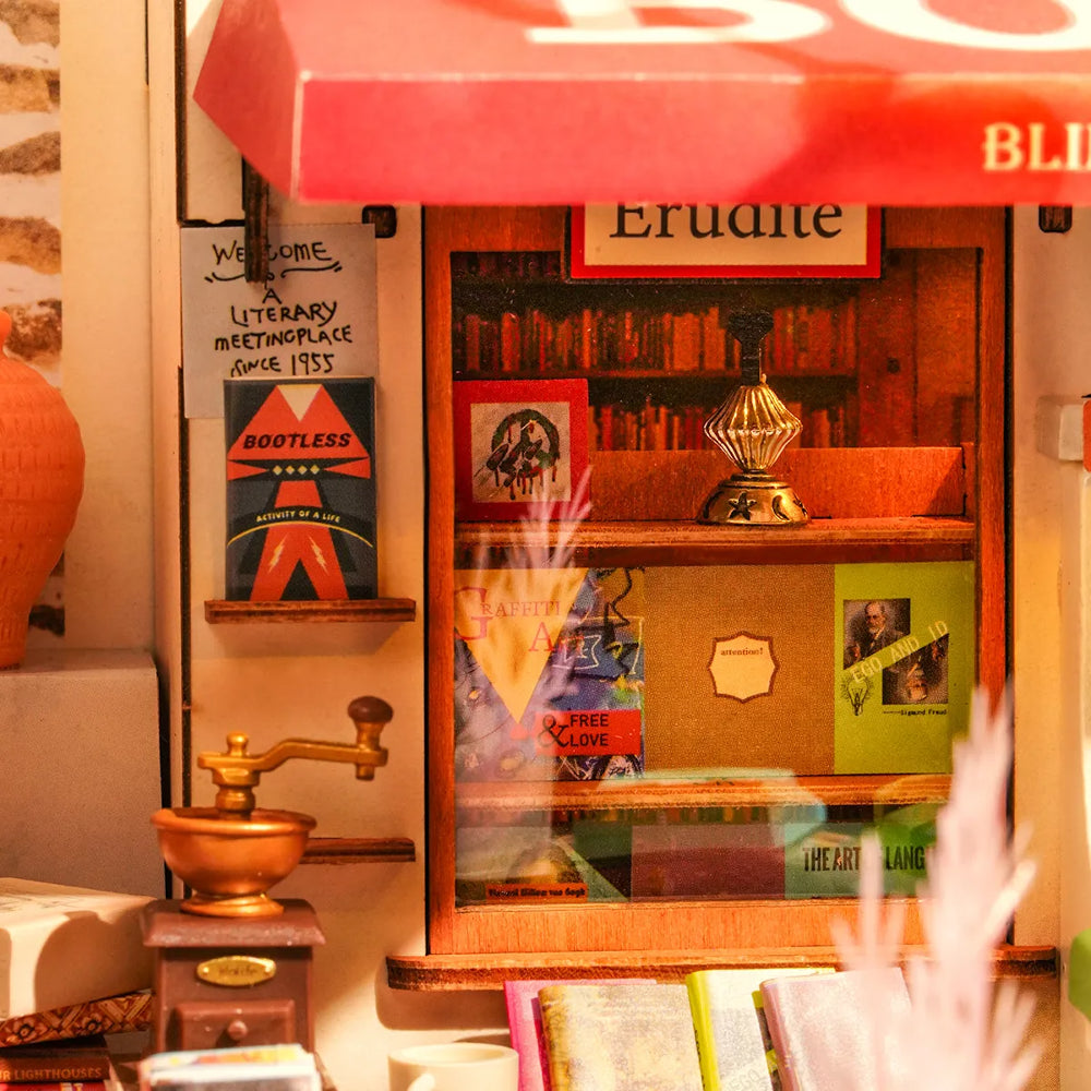 Bookstore Rolife - Maison miniature à monter soi-même modèle Librairie