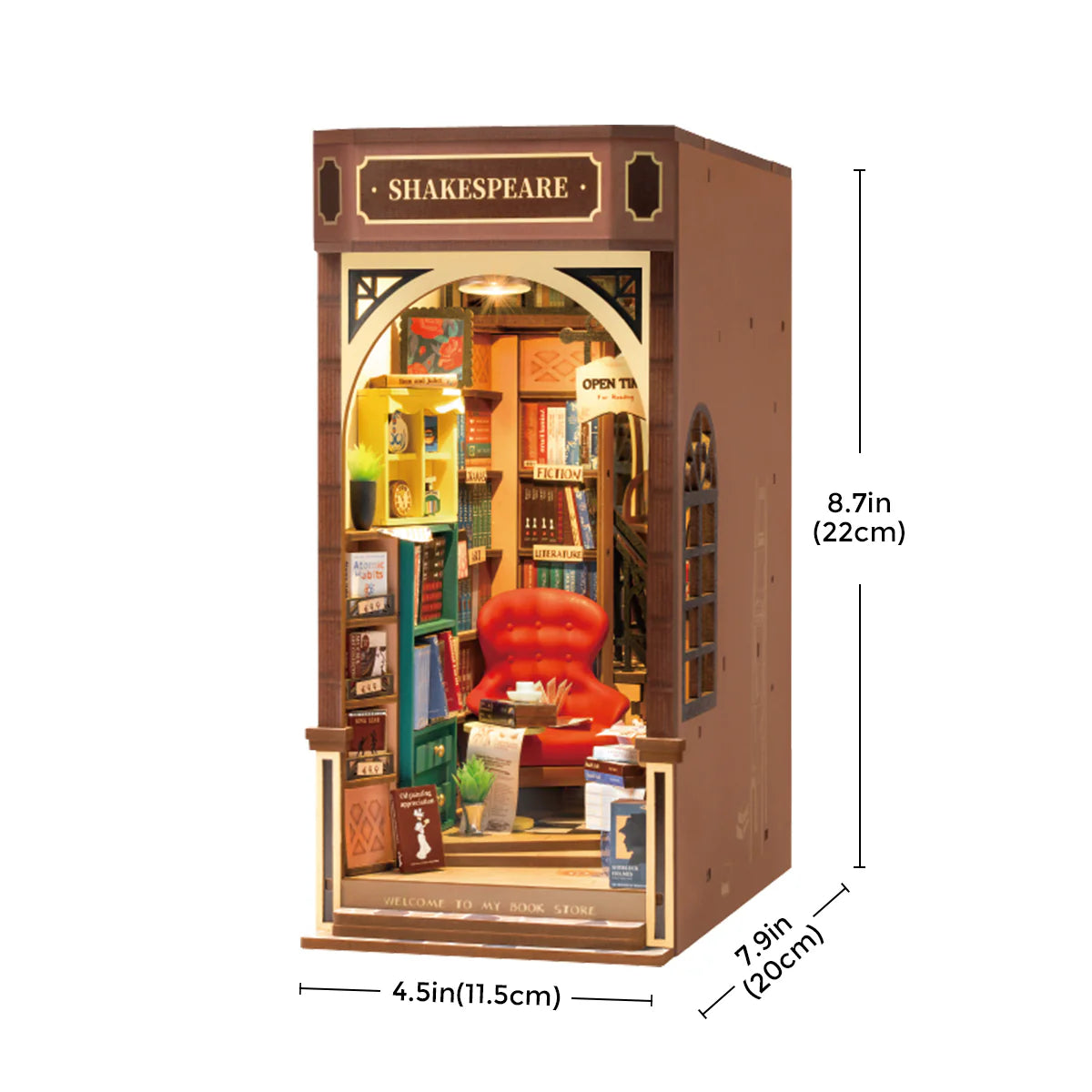 Bookstore Rolife - Maison miniature à monter soi-même modèle librairie 