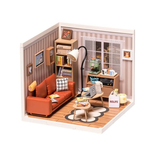 Cozy Living Rolife - Maison miniature à monter soi-même modèle Le salon confortable