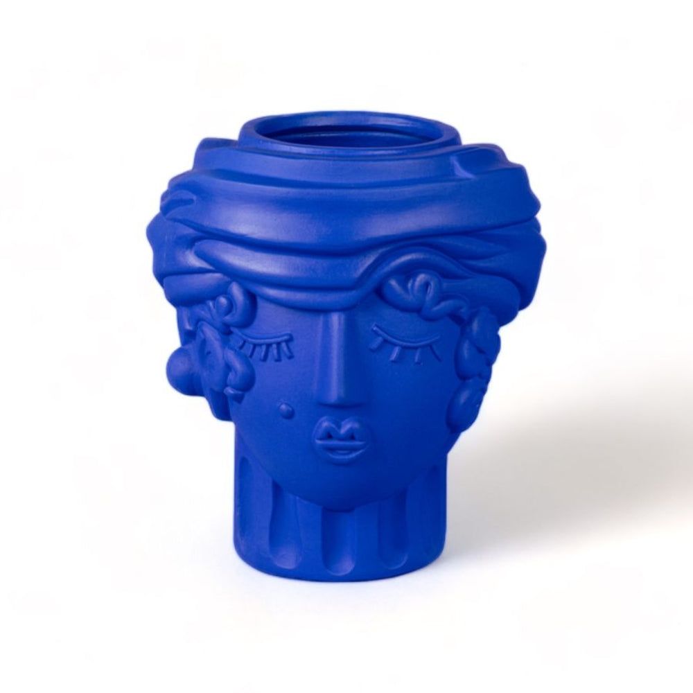 Women Magna Graecia Seletti - Vase Femme en terracotta bleu Cobalt