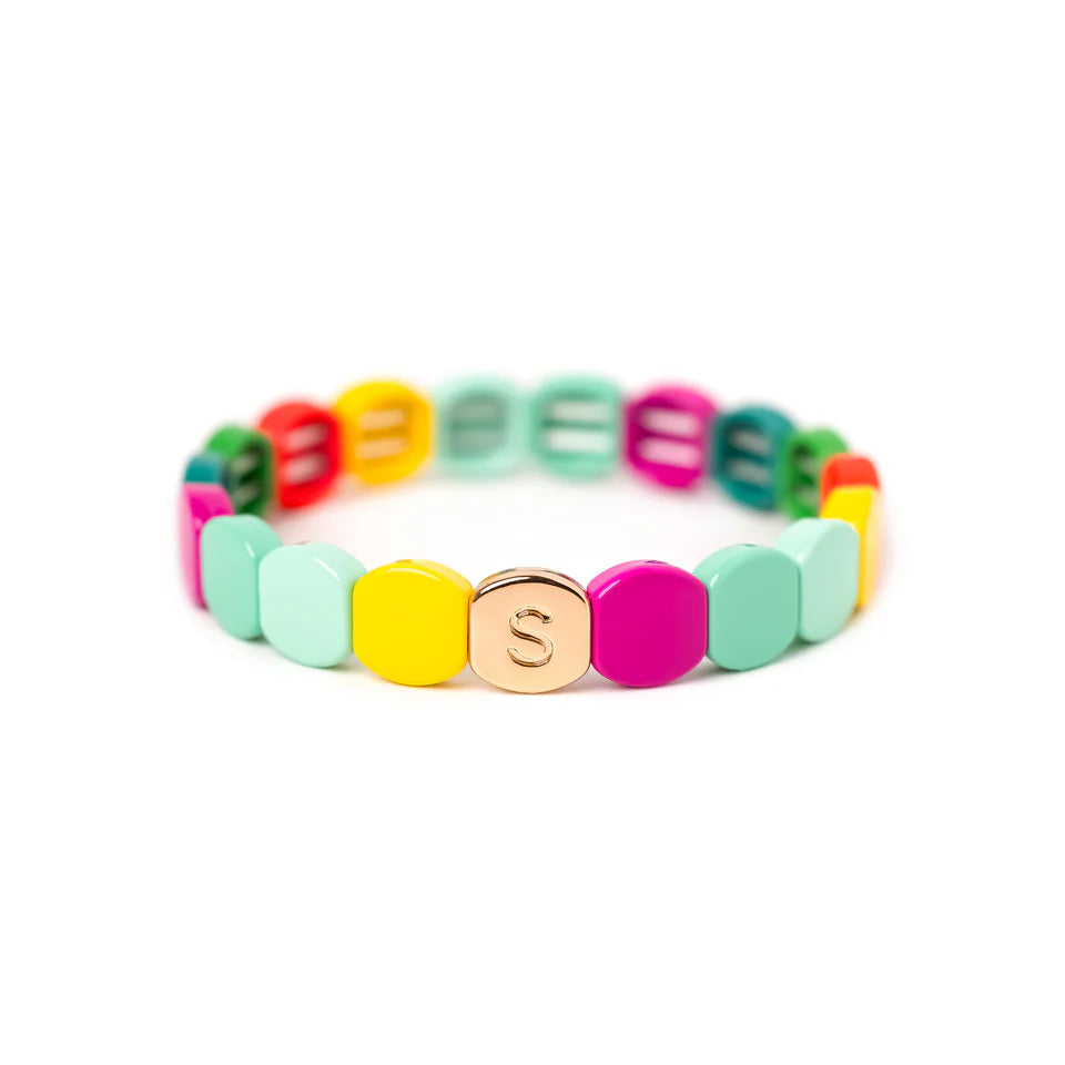 Bracelet Simone à Bordeaux Colorful Ciao Bella en métal émaillé