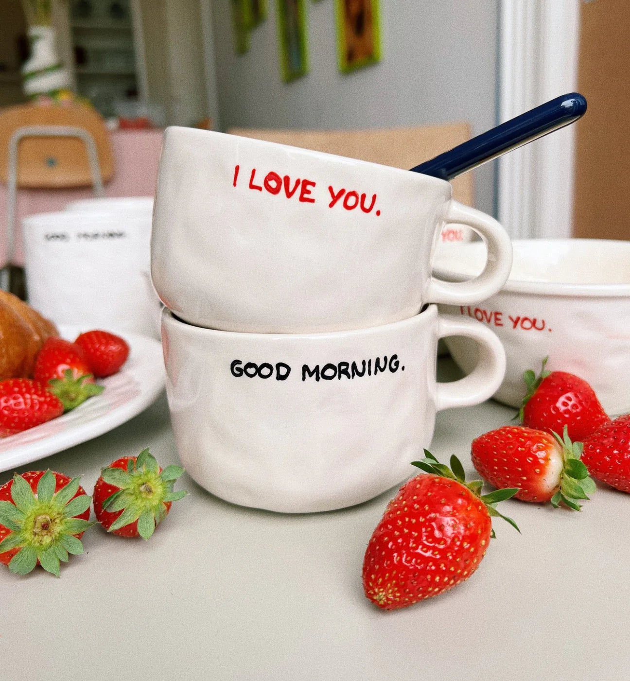 Tasse cappuccino I Love You by Anna + Nina