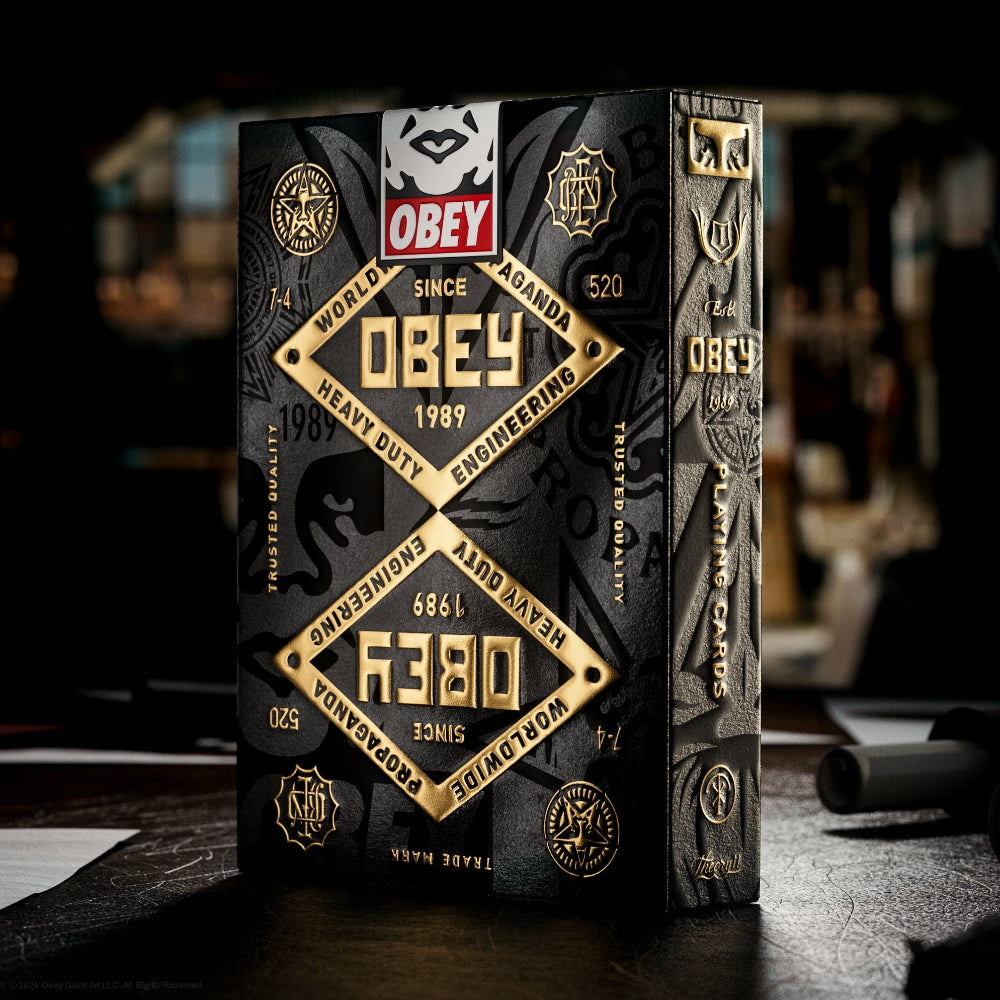 jeu de cartes Gold Obey - Theory 11