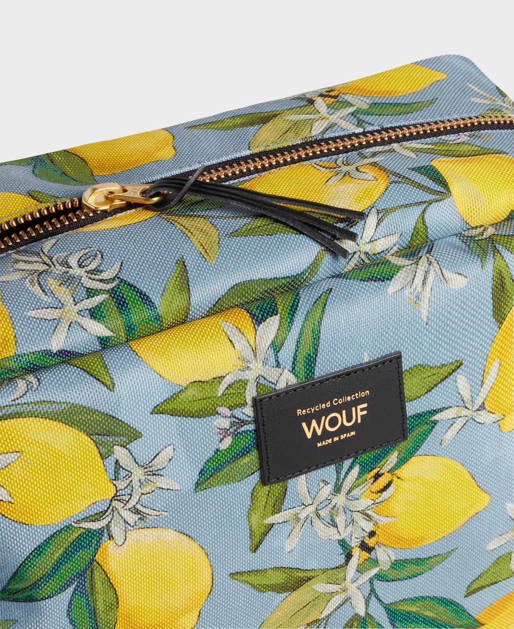 Wouf collection Capri trousse de toilette avec un motif printanier