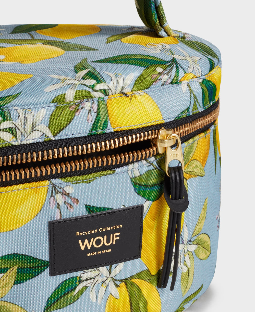 Wouf collection Capri trousse de toilette vanity avec un motif printanier