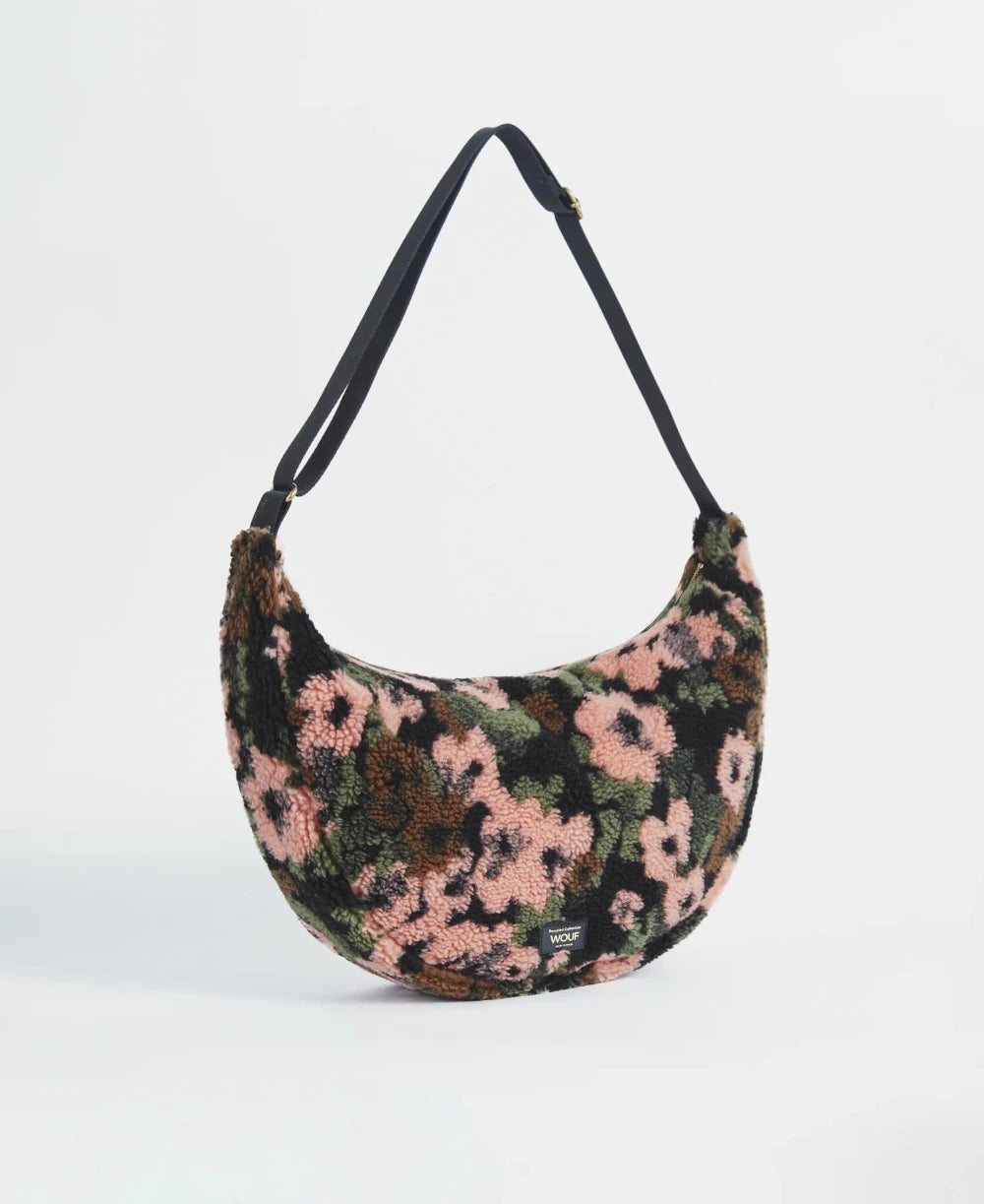 Wouf grand sac à bandoulière collection Margot avec ses motifs floraux