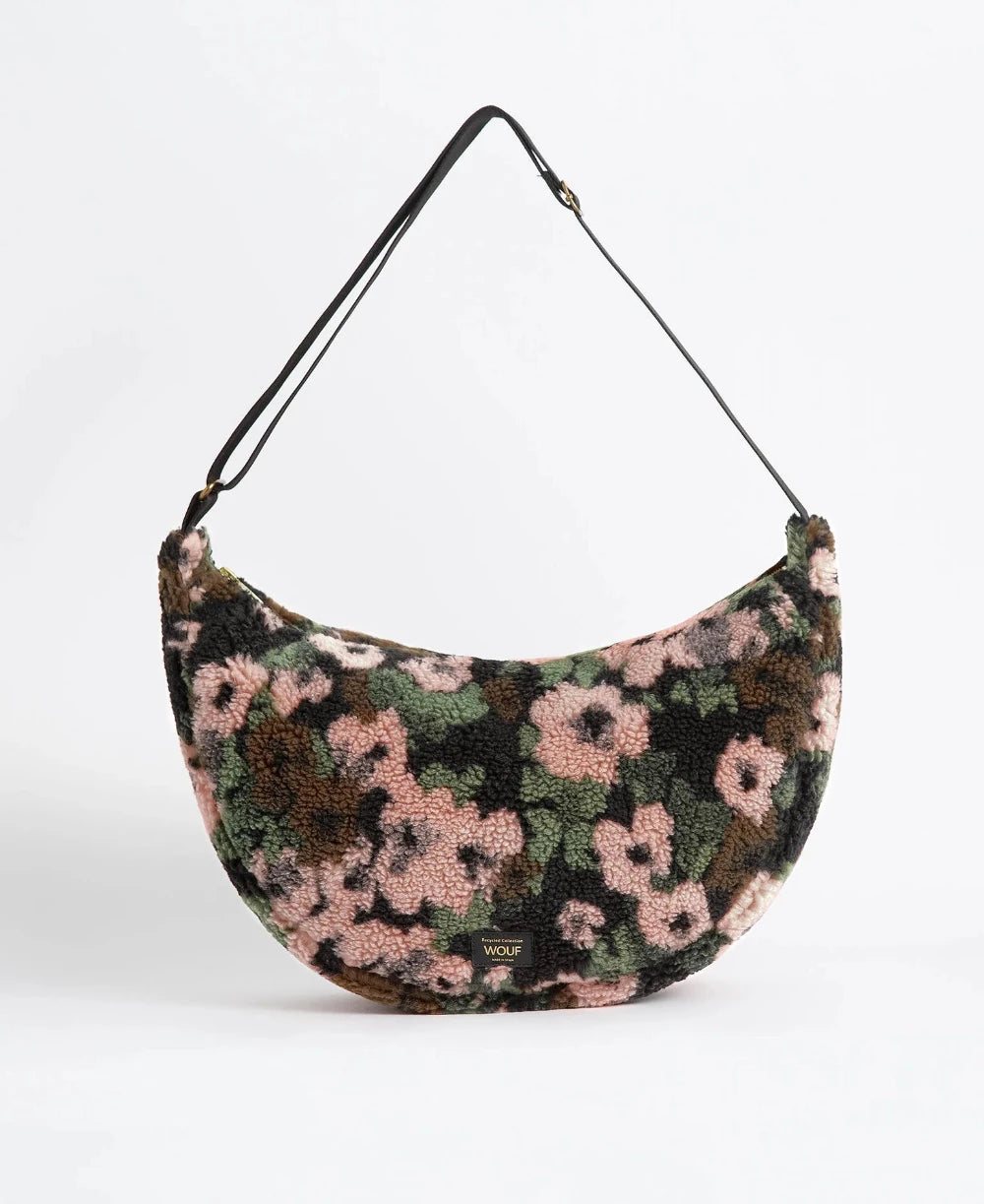 Wouf grand sac à bandoulière collection Margot avec ses motifs floraux