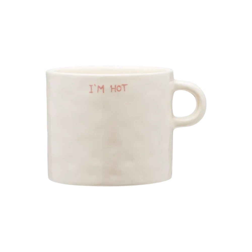 I'm Hot - Mug en céramique avec typo manuscrite - Anna+nina