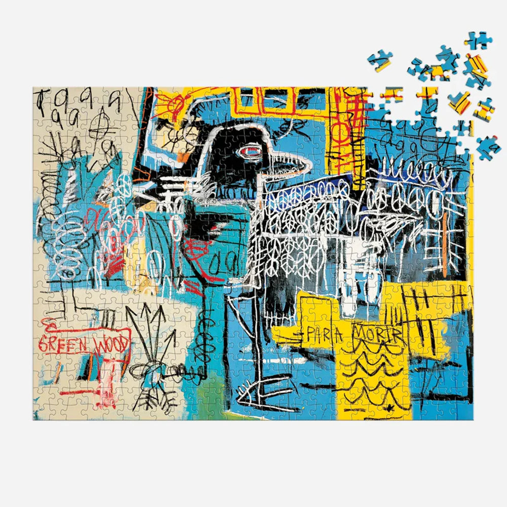 Livre puzzle 500 pèces - JM Basquiat " bird on money" - Galison