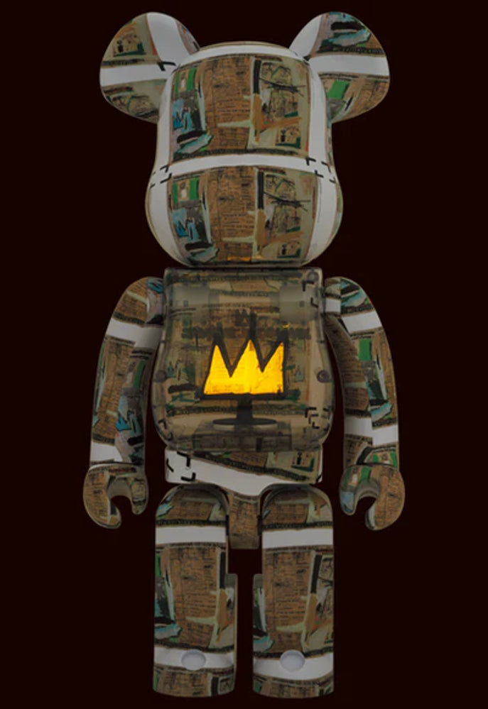 Bearbrick Basquiat King Pleasure 1000% - Medicom Toy | Memento Mori