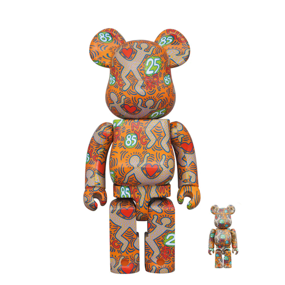 Bearbrick Keith Haring 400%+100% Medicom toy