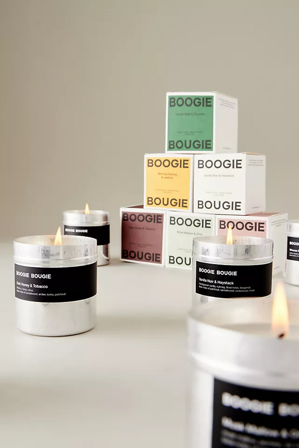 Basilic et Tonnerre Apprivoisé - Bougie Parfumée - Boogie Bougie