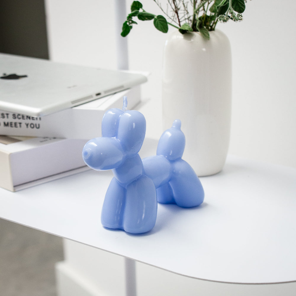 Bougie Balloon Dog Bleu - Helio Ferretti