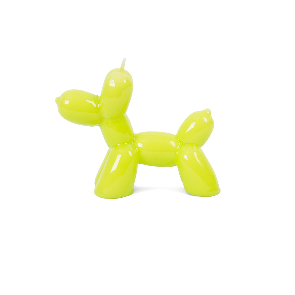 Bougie Balloon Dog Lime - Helio Ferretti