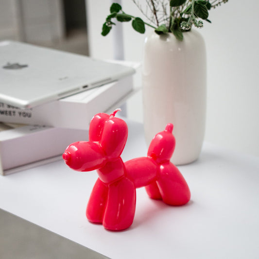 Bougie Balloon Dog Magenta - Helio Ferretti