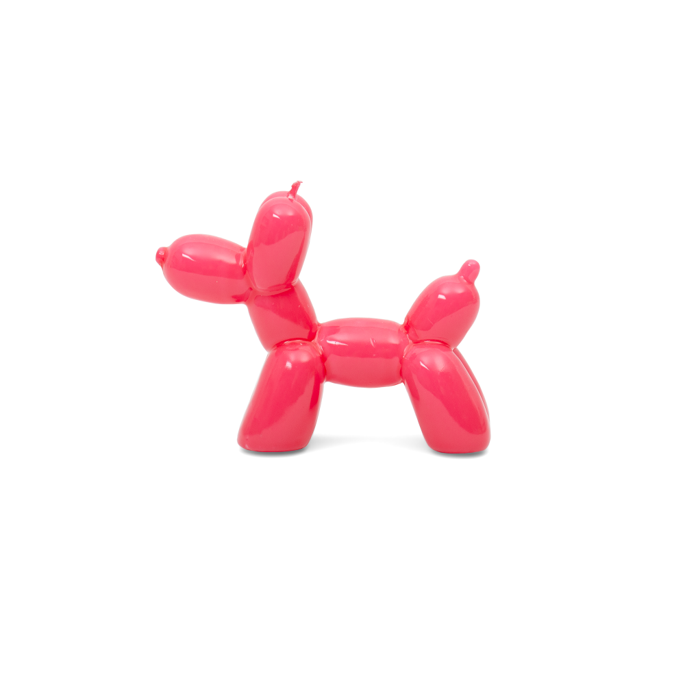 Bougie Balloon Dog Magenta - Helio Ferretti