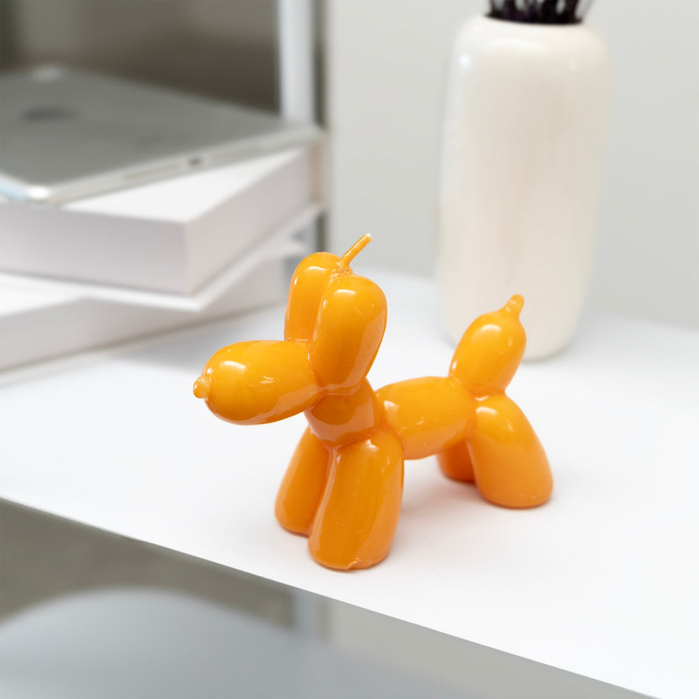 Bougie Balloon Dog Orange - Helio Ferretti