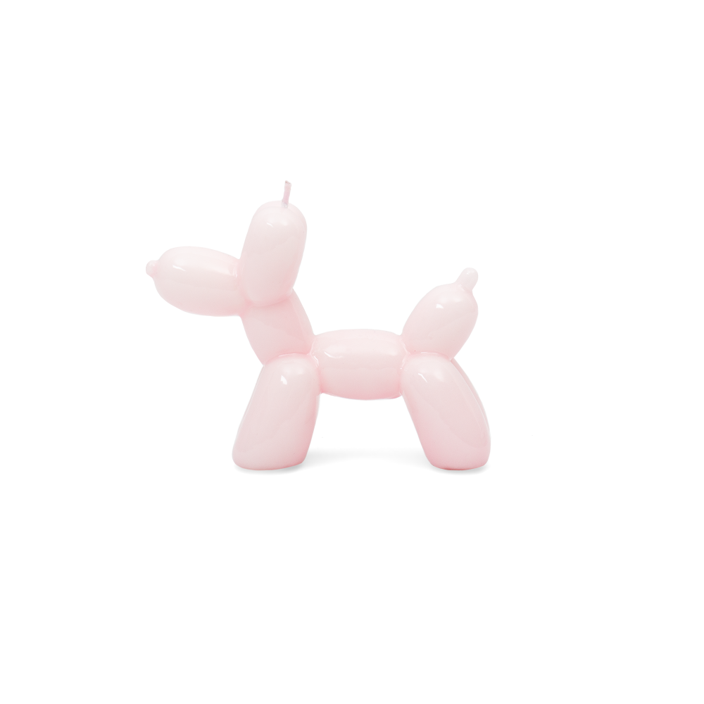 Bougie Balloon Dog Rose - Helio Ferretti