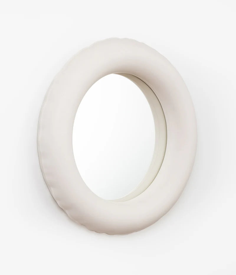 Miroir Joyce en céramique Blanc mat - Home Studyo