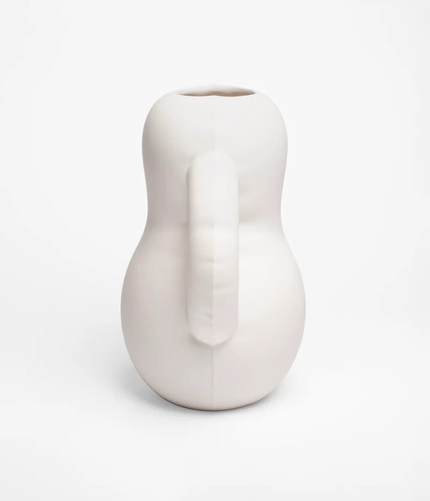 Vase Bone en céramique blanc - Home Studyo