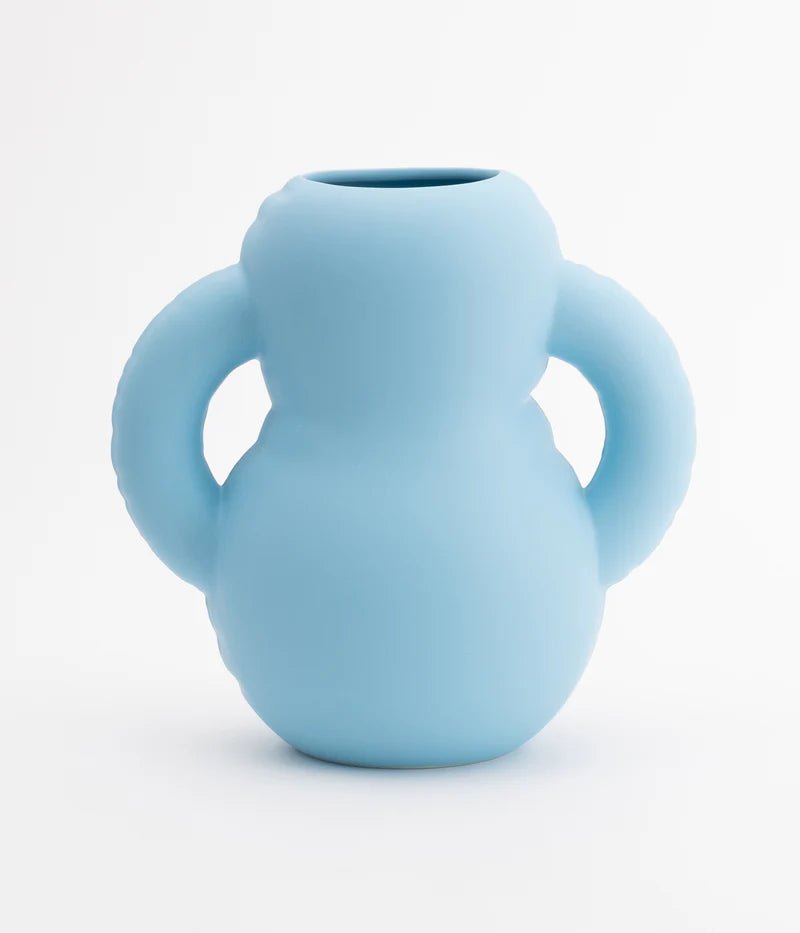 Vase Sky Blue en céramique Bleu Ciel - Home Studyo