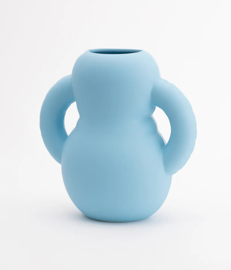 Vase Sky Blue en céramique Bleu Ciel - Home Studyo