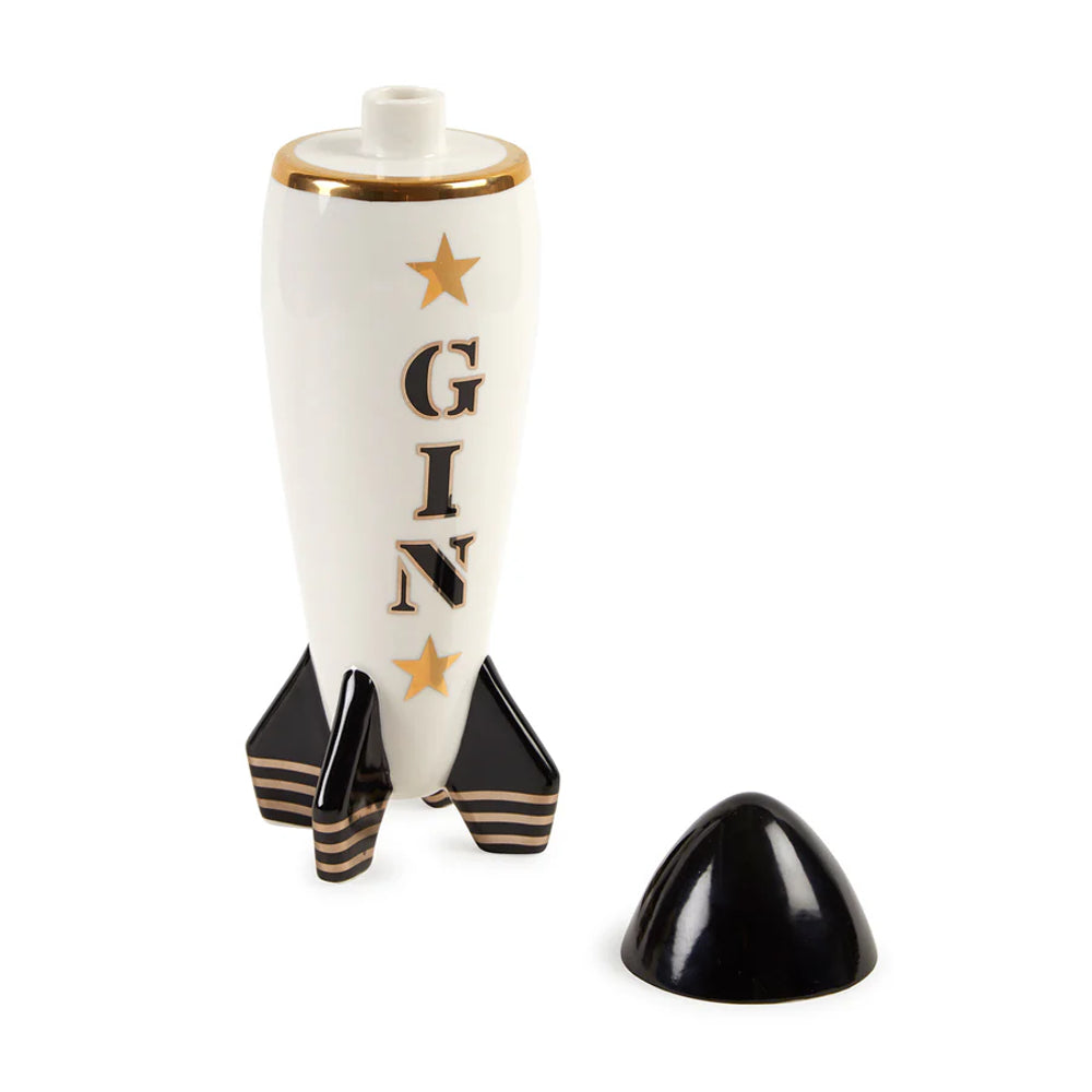 Carafe en porcelaine blanche gin rocket - Jonathan Adler