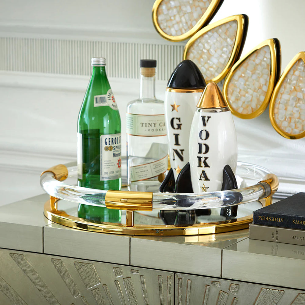 Carafe en porcelaine blanche gin rocket - Jonathan Adler