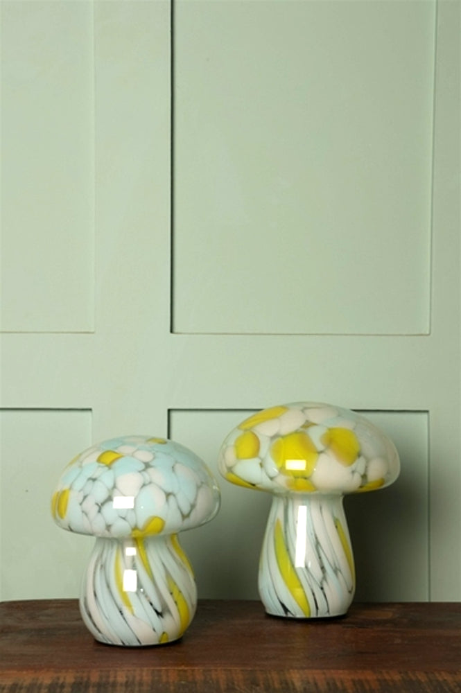  Lampe Champignon colletion Chips Mushy - Blanc/Jaune/Menthe - Au Maison